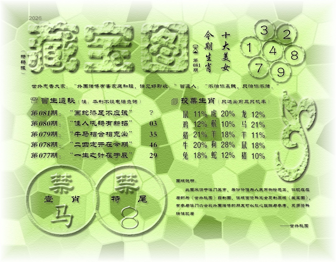 081期老《藏宝图》[图]